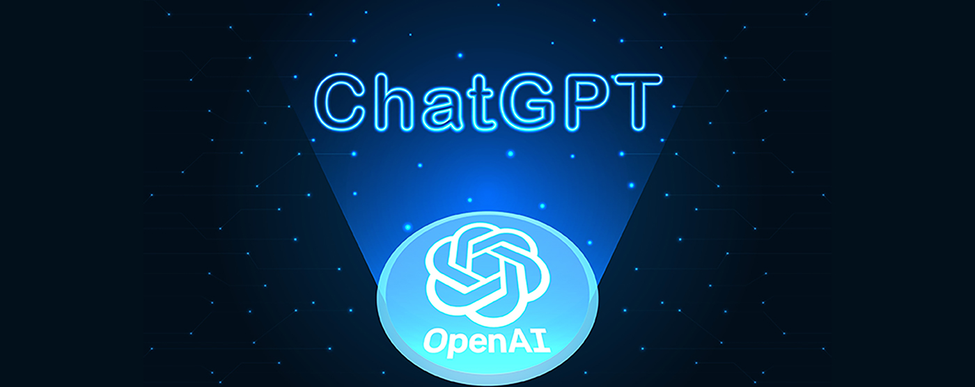 Chat GPT logo projected from Open AI logo