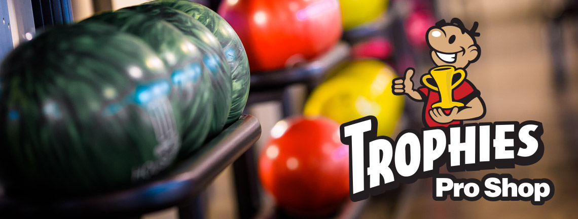 Trophies available in the Pro Shop